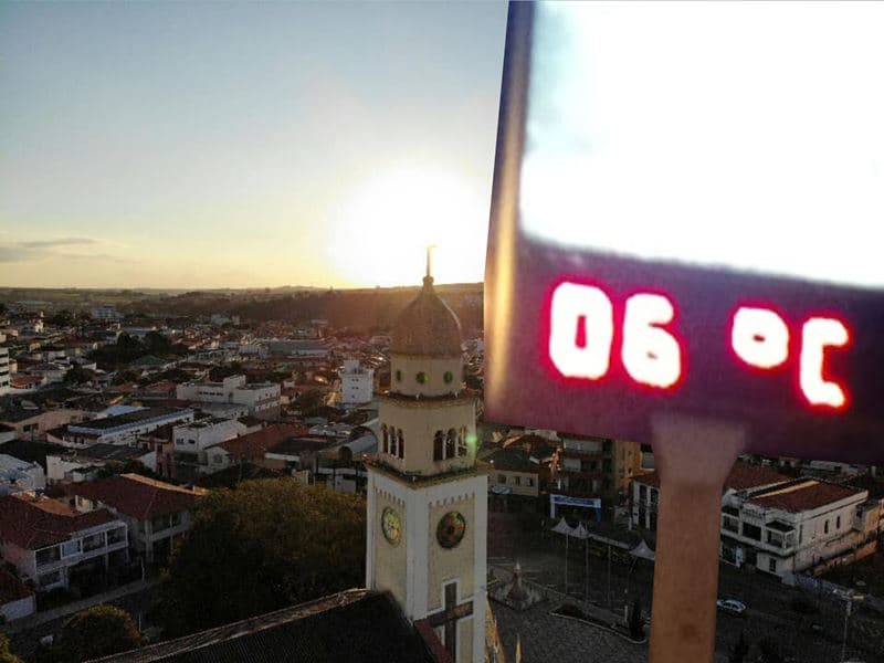 ALERTA DE MUDANÇA BRUSCA DE TEMPERATURA: Terça, dia 22, poderá ter a menor temperatura do ano em Três Pontas, com apenas 6 graus.