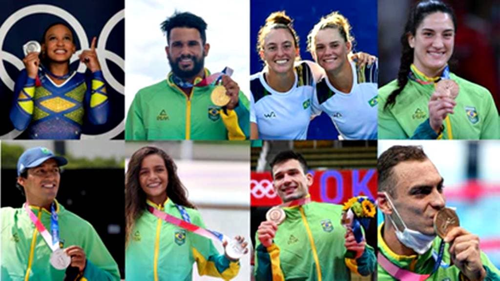 Olimpíada: em treze dias, Brasil soma 15 medalhas, sendo 4 de ouro