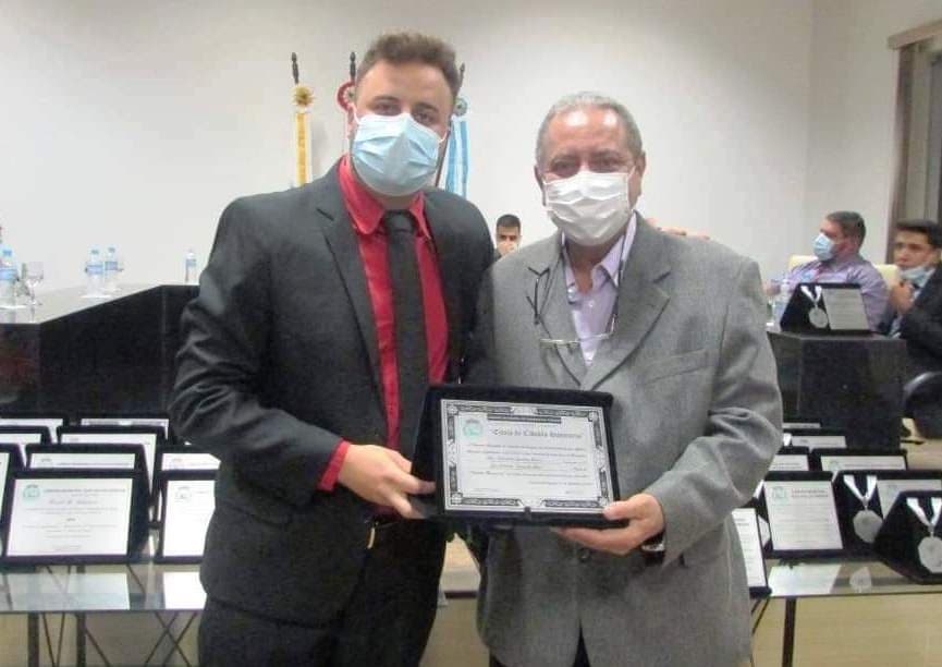 Dr. Luiz Roberto Dias recebe Título de Cidadania Honorária em Santana da Vargem