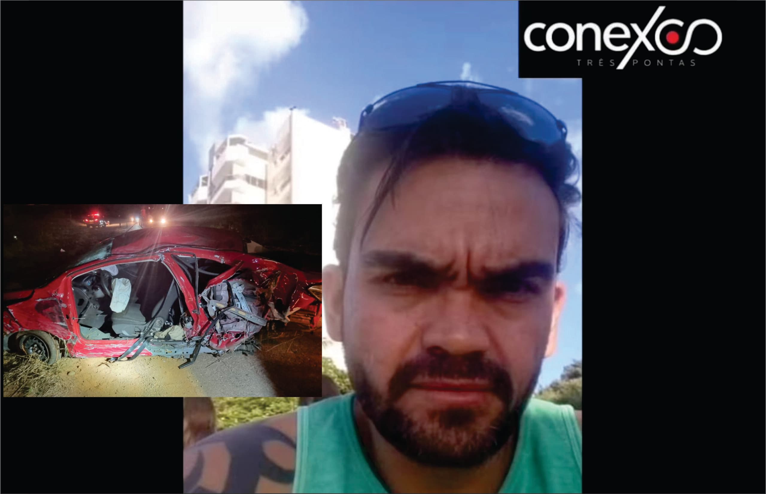EXCLUSIVO: TRESPONTANO QUE TEVE O CARRO DESTRUÍDO POR CARRETA FALA AO CONEXÃO