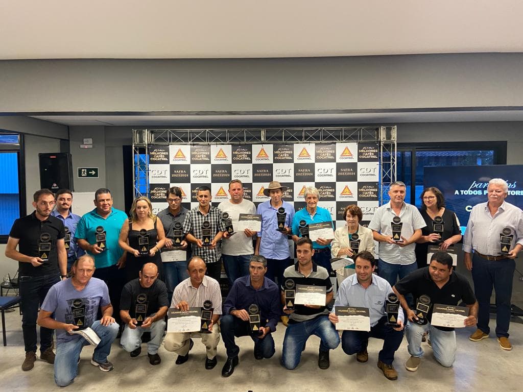 Excelência: Cocatrel premia os produtores dos Melhores Cafés 2023/2024
