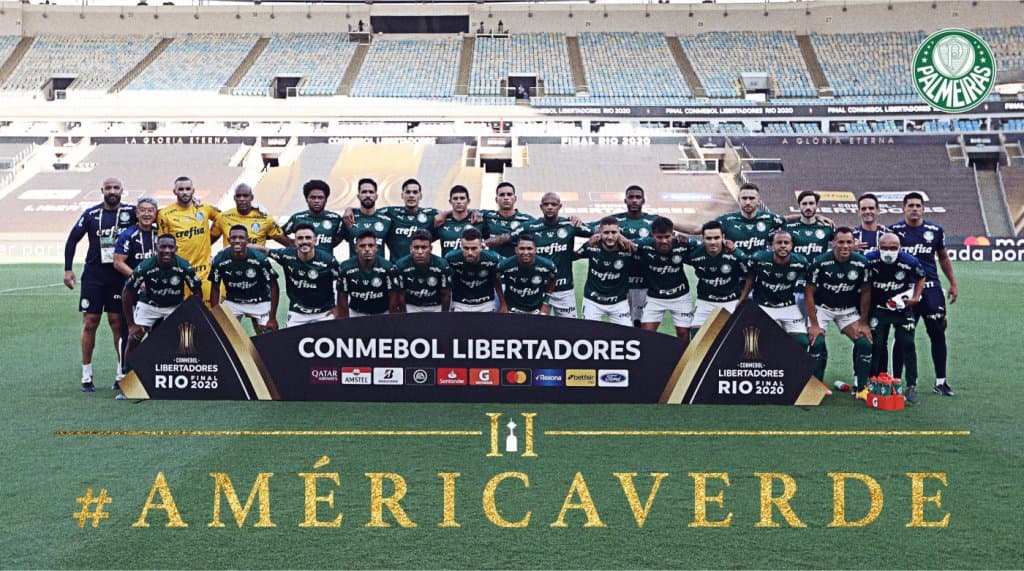 Com gol no final Palmeiras vence o Santos e fatura a Libertadores