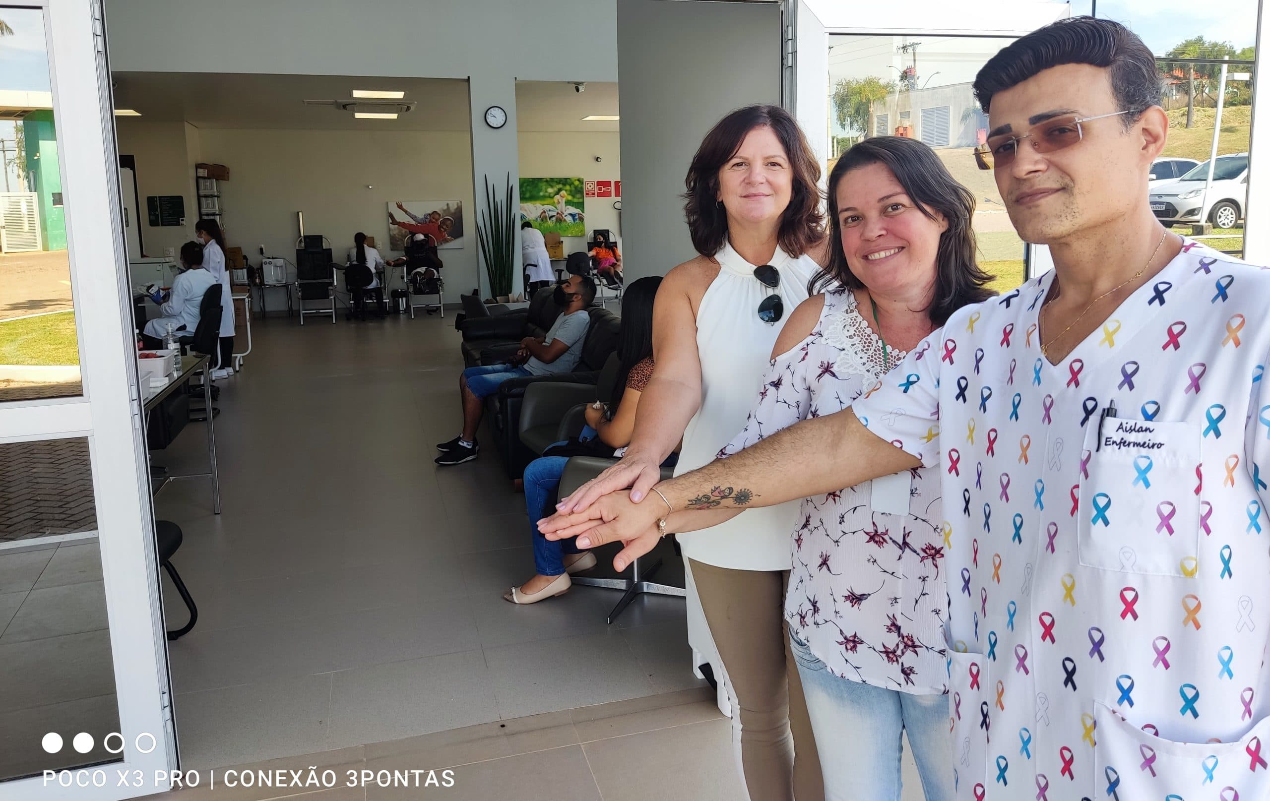 MOBILIZAÇÃO E SOLIDARIEDADE: Hemominas, Unimed Três Pontas, Santa Casa e Secretaria de Saúde realizam enorme coleta de sangue