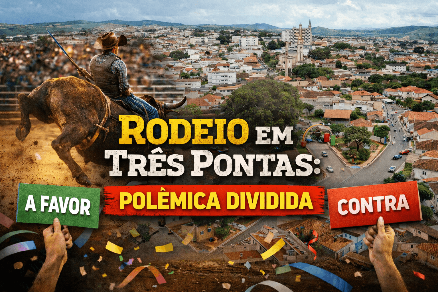 REPORTAGEM ESPECIAL: Carnaval, Rodeio e prioridades públicas: Enquete revela cidade dividida em Três Pontas