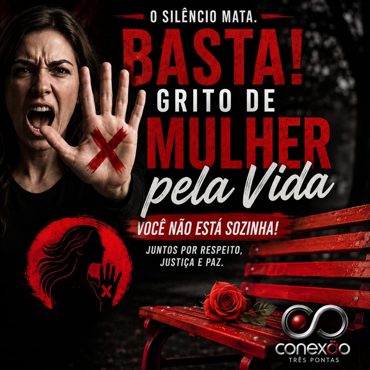 GRITO DE MULHER PELA VIDA: TRÊS PONTAS SE UNE CONTRA A VIOLÊNCIA E DIZ EM UMA SÓ VOZ: “VOCÊ NÃO ESTÁ SOZINHA”